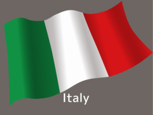 イタリア国旗の画像