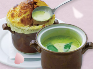緑黄春野菜のスープイメージ