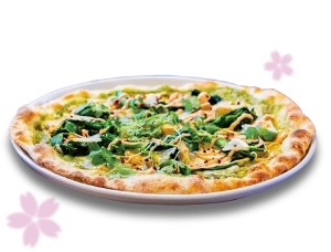 菜の花と春野菜の明太子レモンバター