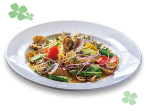 アサリの彩り春野菜のビアンコ画像