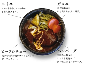 煮込みシチューハンバーグ画像