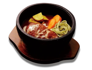 煮込みシチューハンバーグ
