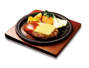 モッツァレラチーズデミグラスソースハンバーグ
