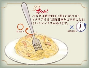 パスタの食べ方説明画像2